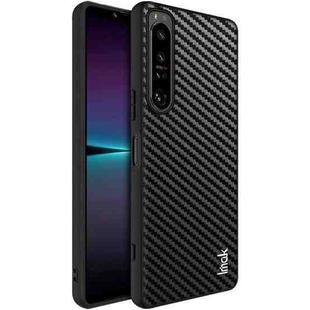 For Sony Xperia 1 IV imak LX-5 Series PC + TPU Case with Screen Protector(Carbon Fiber Texture)