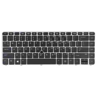 For HP EliteBook 840 G3 US Version Keyboard with Backlight and Pointing(Silver)