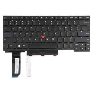 US Version Keyboard with Pointing For Lenovo Thinkpad E14 Gen 1 Gen 2(Black)
