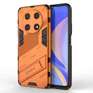 For Huawei Nova Y90/Enjoy 50 Pro Punk Armor 2 in 1 PC + TPU Shockproof Phone Case with Invisible Holder(Orange)