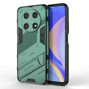 For Huawei Nova Y90/Enjoy 50 Pro Punk Armor 2 in 1 PC + TPU Shockproof Phone Case with Invisible Holder(Green)