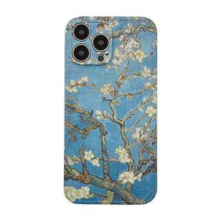 For iPhone 12 Oil Painting TPU Phone Case(Branches)