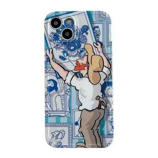 For iPhone 12 Pro Oil Painting TPU Phone Case(Hanging Painting)