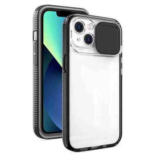 For iPhone 14 Plus Sliding Camera Phone Case (Black)