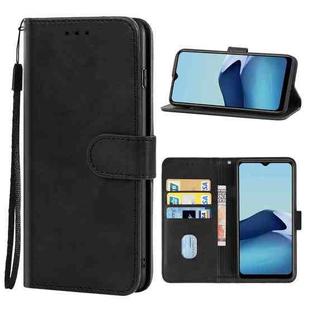 For vivo Y20 2021 Leather Phone Case(Black)