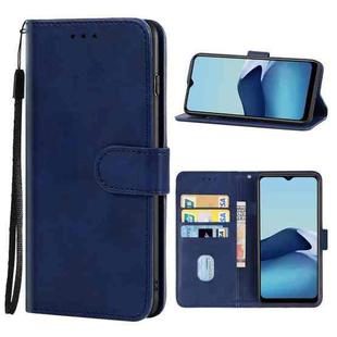 For vivo Y20 2021 Leather Phone Case(Blue)
