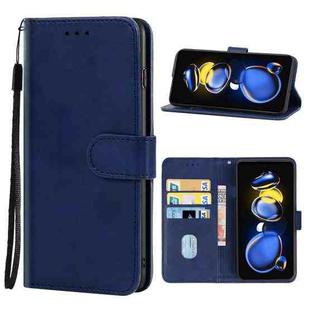 For Xiaomi Redmi Note 11 SE Leather Phone Case(Blue)