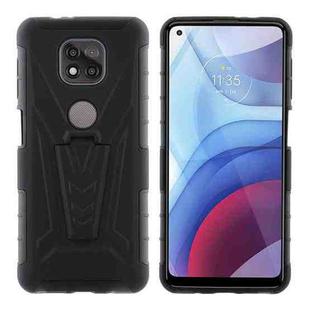 For Motorola Moto G Play 2021 Back Belt Clip Phone Case(Black)