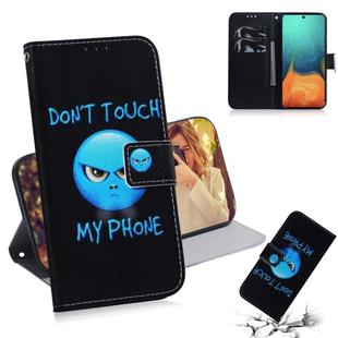 For Galaxy A71 Combined Pattern Magnetic Attraction Horizontal Flip Leather Case, Support Holder & Card Slot & Wallet(Anger)