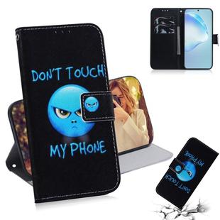 For Galaxy S20+ Combined Pattern Magnetic Attraction Horizontal Flip Leather Case, Support Holder & Card Slot & Wallet(Anger)