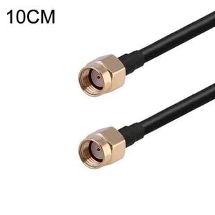 RP-SMA Male to RP-SMA Male RG174 RF Coaxial Adapter Cable, Length: 10cm