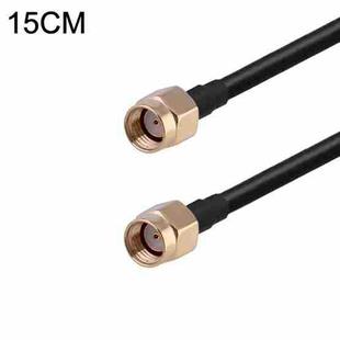 RP-SMA Male to RP-SMA Male RG174 RF Coaxial Adapter Cable, Length: 15cm