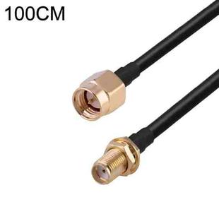 SMA Male to RP-SMA Female RG174 RF Coaxial Adapter Cable, Length: 1m