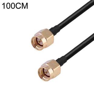 SMA Male to SMA Male RG174 RF Coaxial Adapter Cable, Length: 1m