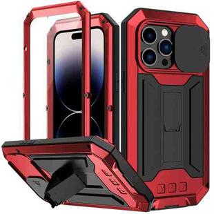 For iPhone 14 Pro R-JUST Shockproof Life Waterproof Dust-proof Case(Red)