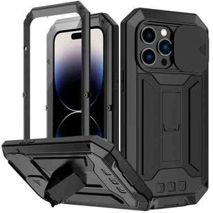 For iPhone 14 Pro Max R-JUST Shockproof Life Waterproof Dust-proof Case (Black)