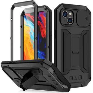 For iPhone 14 Plus R-JUST Shockproof Life Waterproof Dust-proof Case (Black)