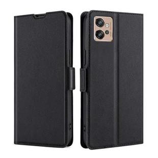 For Motorola Moto G32 4G Ultra-thin Voltage Side Buckle Leather Phone Case(Black)