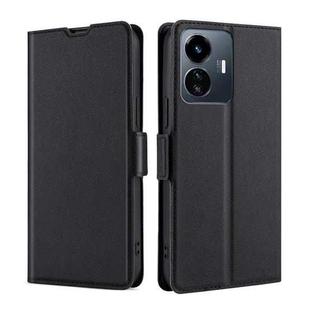 For vivo Y77 5G Global Ultra-thin Voltage Side Buckle Leather Phone Case(Black)