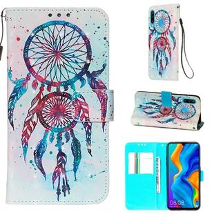 For Huawei P30 Lite 3D Painting Horizontal Flip Leather Case with Holder & Card Slot & Wallet & Lanyard(Color Wind Chimes)