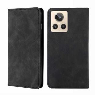 For Realme GT2 Explorer Master Skin Feel Magnetic Horizontal Flip Leather Phone Case(Black)