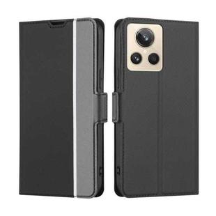 For Realme GT2 Explorer Master Twill Texture Side Button Leather Phone Case(Black)