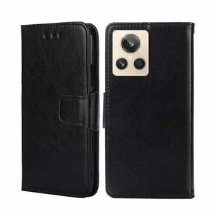 For Realme GT2 Explorer Master Crystal Texture Leather Phone Case(Black)