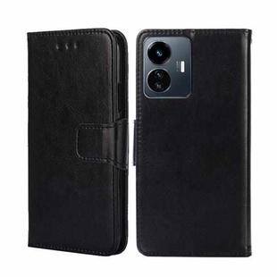 For vivo Y77 5G Global Crystal Texture Leather Phone Case(Black)