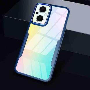 For OPPO Reno7 Z / OnePlus N20 Transparent Acrylic + TPU Phone Case(Blue)