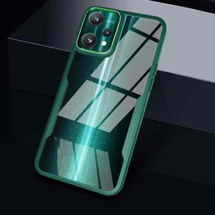 For Realme 9 Pro Transparent Acrylic + TPU Phone Case(Green)