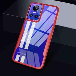 For Realme GT Neo3 Transparent Acrylic + TPU Phone Case(Red)