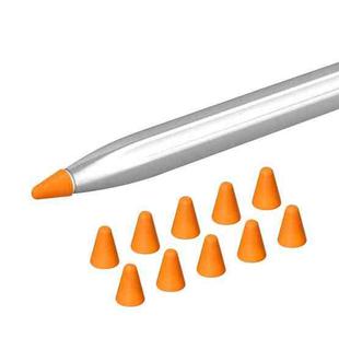 10 in 1 / Set Silicone Nib Cap For Huawei Pencil(Orange)