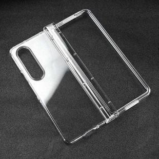 For Samsung Galaxy Z Fold4 Transparent 3 in 1 PC Phone Case