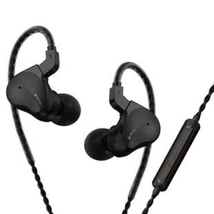 CVJ Mirror Hybrid Technology HiFi Music Wired Earphone With Mic(Black)