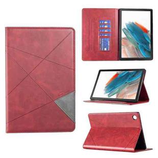 For Samsung Galaxy Tab A8 10.5 2021 SM-X200/X205 Prismatic Leather Tablet Case(Red)