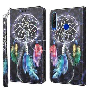 For Honor 20 Lite / 20i / 10i / 10 Lite 3D Painted Leather Phone Case(Colorful Dreamcatcher)