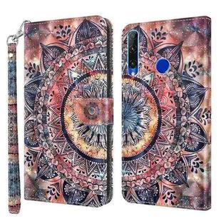 For Honor 20 Lite / 20i / 10i / 10 Lite 3D Painted Leather Phone Case(Color Mandala)