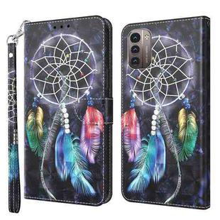 For Nokia G11 / G21 3D Painted Leather Phone Case(Colorful Dreamcatcher)