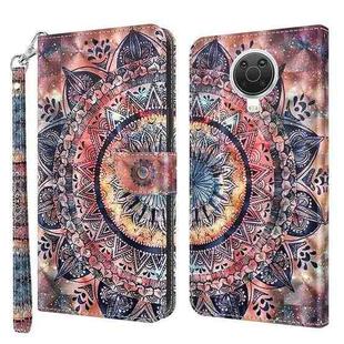 For Nokia G20 / G10 / 6.3 3D Painted Leather Phone Case(Color Mandala)