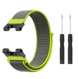 For Amazfit T-Rex / T-Rex Pro / Ares Nylon Loop Watch Band(Grey Green)