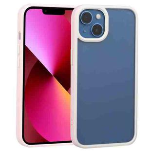 For iPhone 13 Two-color Shield TPU + PC Phone Case(Pink)