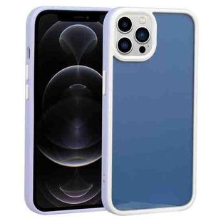 For iPhone 12 Pro Two-color Shield TPU + PC Phone Case(Purple)