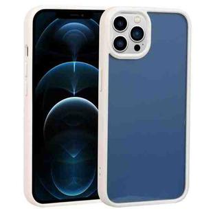 For iPhone 12 Pro Max Two-color Shield TPU + PC Phone Case(White)