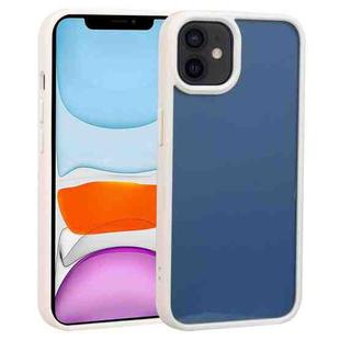 For iPhone 11 Two-color Shield TPU + PC Phone Case (White)