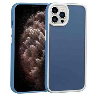 For iPhone 11 Pro Max Two-color Shield TPU + PC Phone Case (Royal Blue)