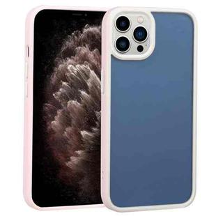For iPhone 11 Pro Max Two-color Shield TPU + PC Phone Case (Pink)