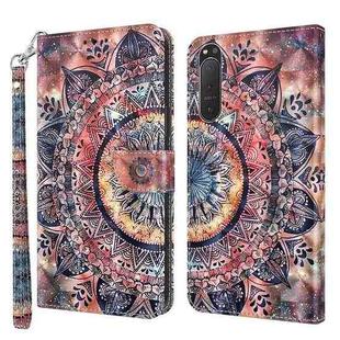 For Sony Xperia 5 II 3D Painted Leather Phone Case(Color Mandala)