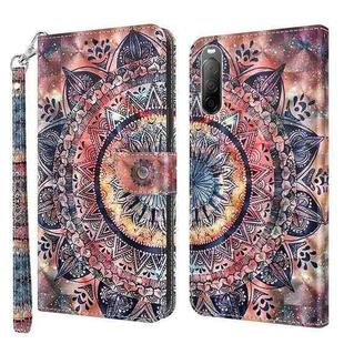 For Sony Xperia 10 II 3D Painted Leather Phone Case(Color Mandala)