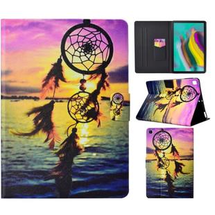 For Samsung Galaxy Tab S6 Lite Voltage Coloured Drawing Smart Leather Tablet Case(Dreamcatcher)