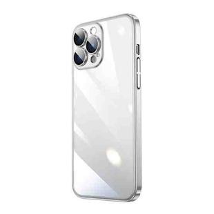 For iPhone 13 Pro Max Electroplating Airbag Shockproof PC Phone Case (Silver)
